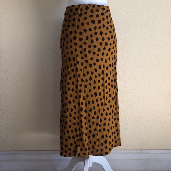 Madewell Dresses & Skirts - Madewell Midi Slip Skirt in Painted Spots